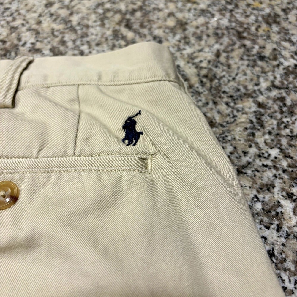 Polo Ralph Lauren Chinos Pants Mens 38x32 Beige Classic Fit The Polo Chino